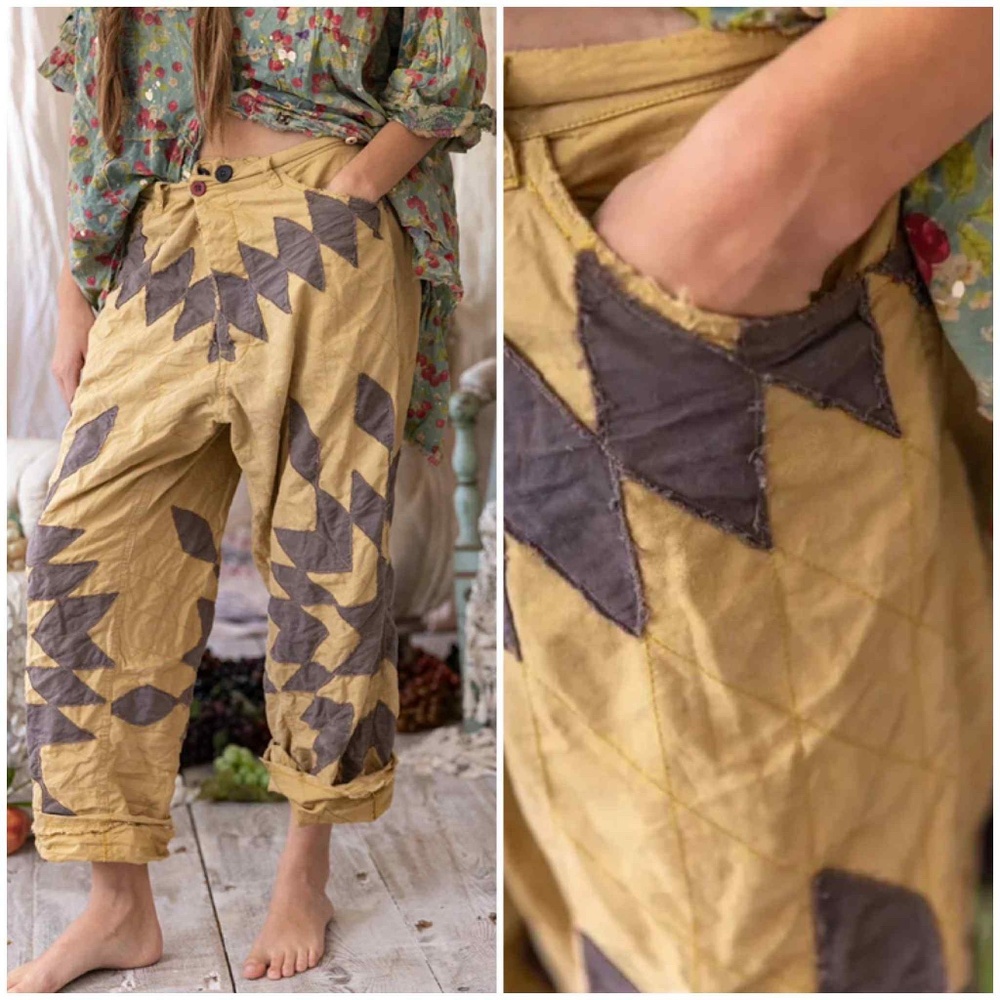 MAGNOLIA PEARL Quiltwork Miner Denims in Marigold